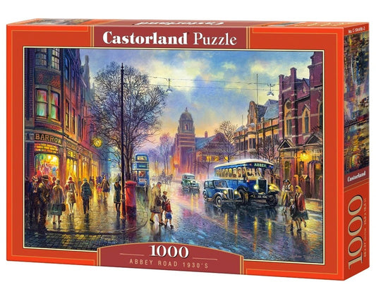Castorland 1000 Piece Jigsaw Puzzle Abbey Road London 1930s