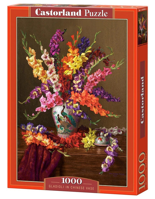 Castorland 1000 Piece Gladioli In Chinese Vase Puzzle