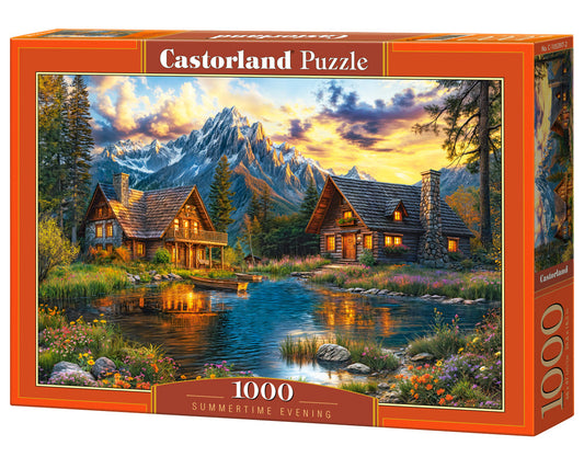 Castorland 1000 Piece Jigsaw Puzzle Summer Evening Sunset