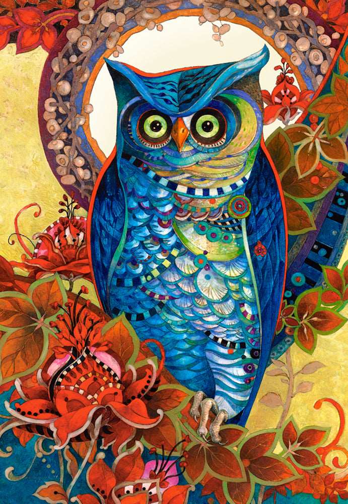 1500 Piece Jigsaw Puzzle Hoot By Castorland David Galchutt