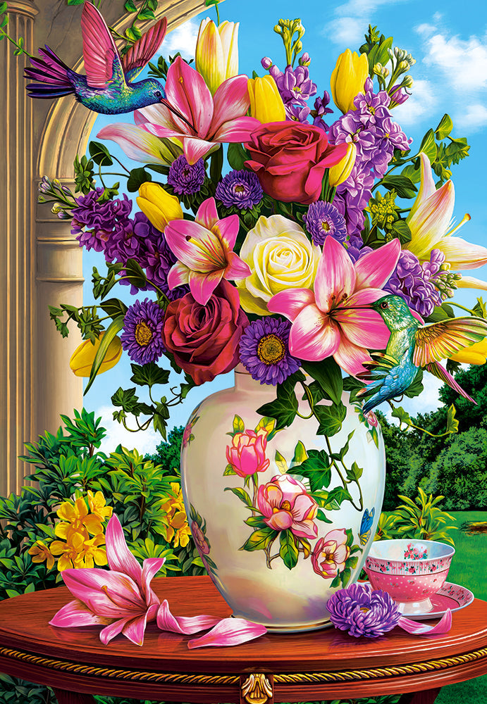 1500 Piece Jigsaw Puzzle, Seduced by Nature, Flower puzzle, Still nature, Adult Puzzle, Castorland
