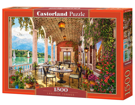 Castorland 1500 Piece Jigsaw Puzzle Lakeside Terrace Italy