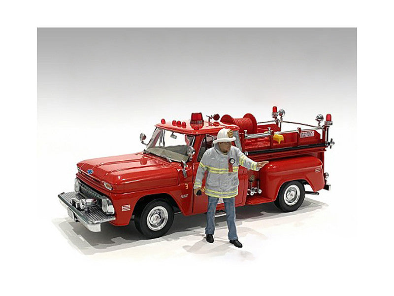 Firefighters 6 Piece Figure Set For 1 To 24 Scale Models By American Diorama Hand Painted Resin Figures