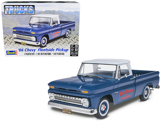 Revell 1966 Chevrolet Fleetside Pickup Model Kit 1 To 25 Scale Level 4