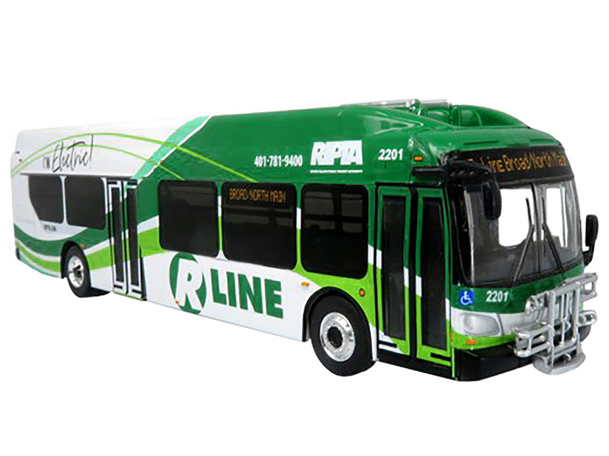 New Flyer Xcelsior Charge NG RIPTA R Line Diecast