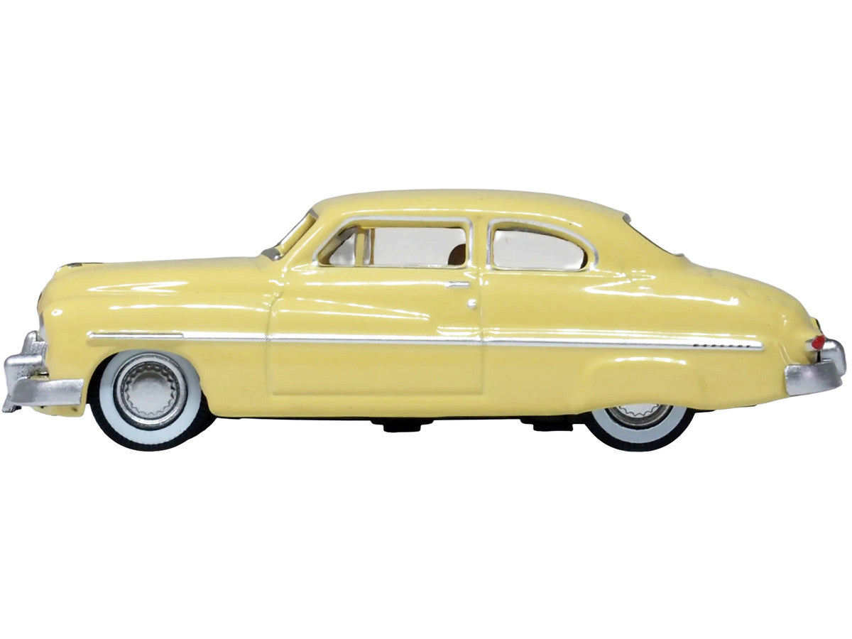 Oxford Diecast 1949 Mercury 8 Coupe Calabash Yellow HO Diecast Model