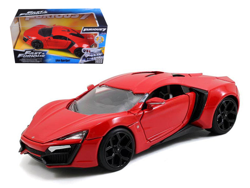 Lykan Hypersport Red 1 24 Diecast Model Car Jada Fast And Furious 7