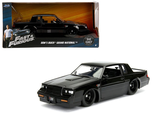 Dom's Buick Grand National Black 1:24 Diecast Model Car By Jada