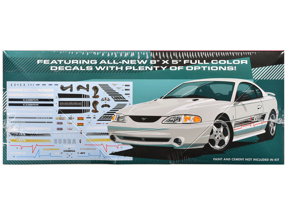 Skill 2 Model Kit 1997 Ford Mustang Cobra 1/25 Scale Model by AMT-1