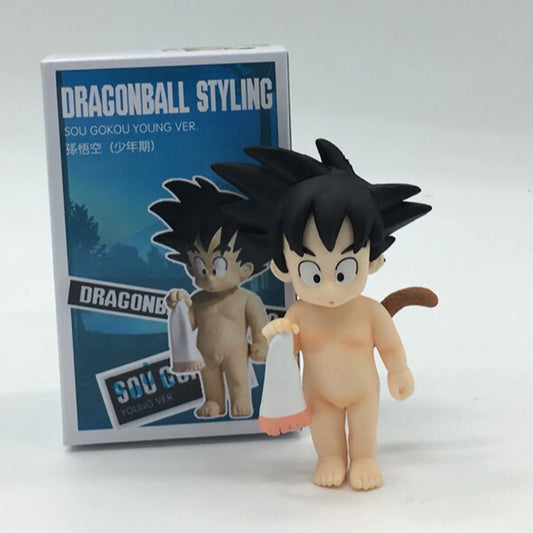 Dragon Ball Z Kid Goku Bathing Figure Model Anime Collectible For Fans And Bathroom Decor