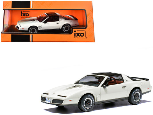 1982 Pontiac Firebird Pearl White Diecast 1/43 Scale By IXO Models