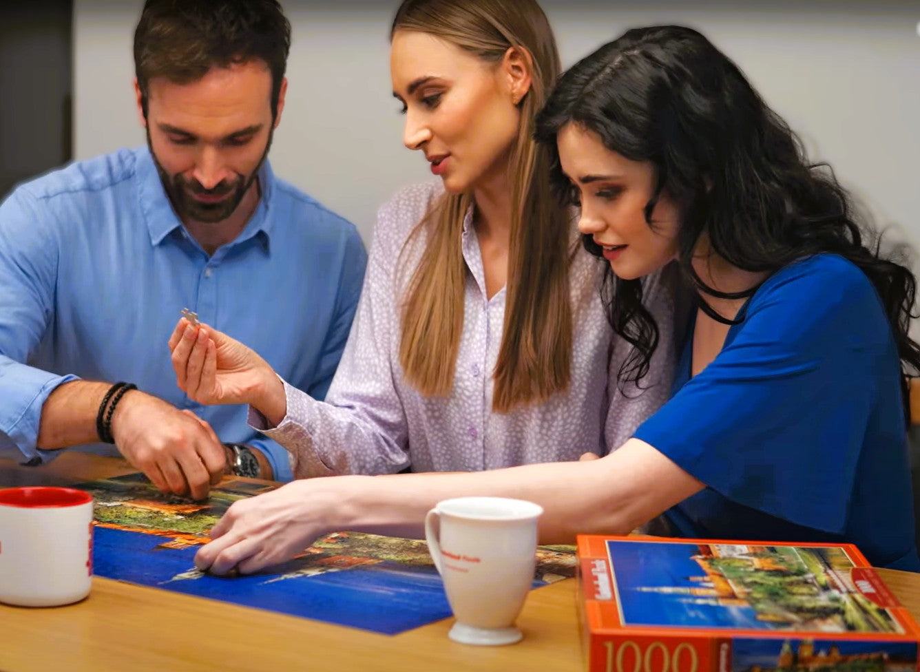 2000 Piece Jigsaw Puzzle, Table Full of Superfood, Food puzzles, Variety of fruits and nuts, Colorful food, "Tasty" puzzles, Adult Puzzle, Castorland C-200993-2