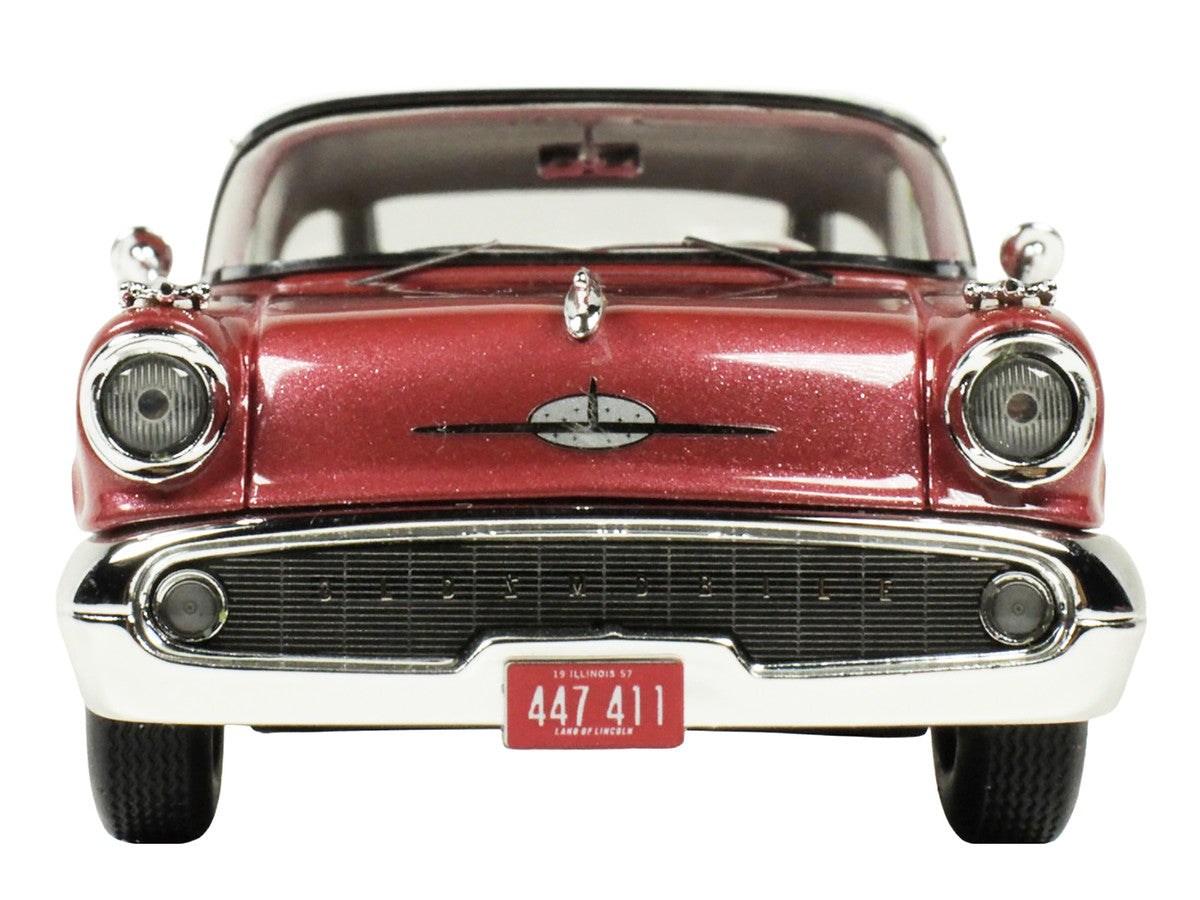 1957 Oldsmobile Starfire Royal Glow Red 1 To 43 Scale Limited Edition Goldvarg