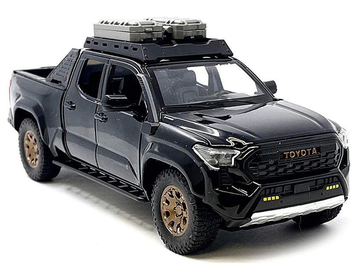 2024 Toyota Tacoma Trailhunter Edition Diecast Model Car 1/24 Black