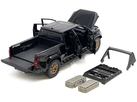 2024 Toyota Tacoma Trailhunter Edition Diecast Model Car 1/24 Black