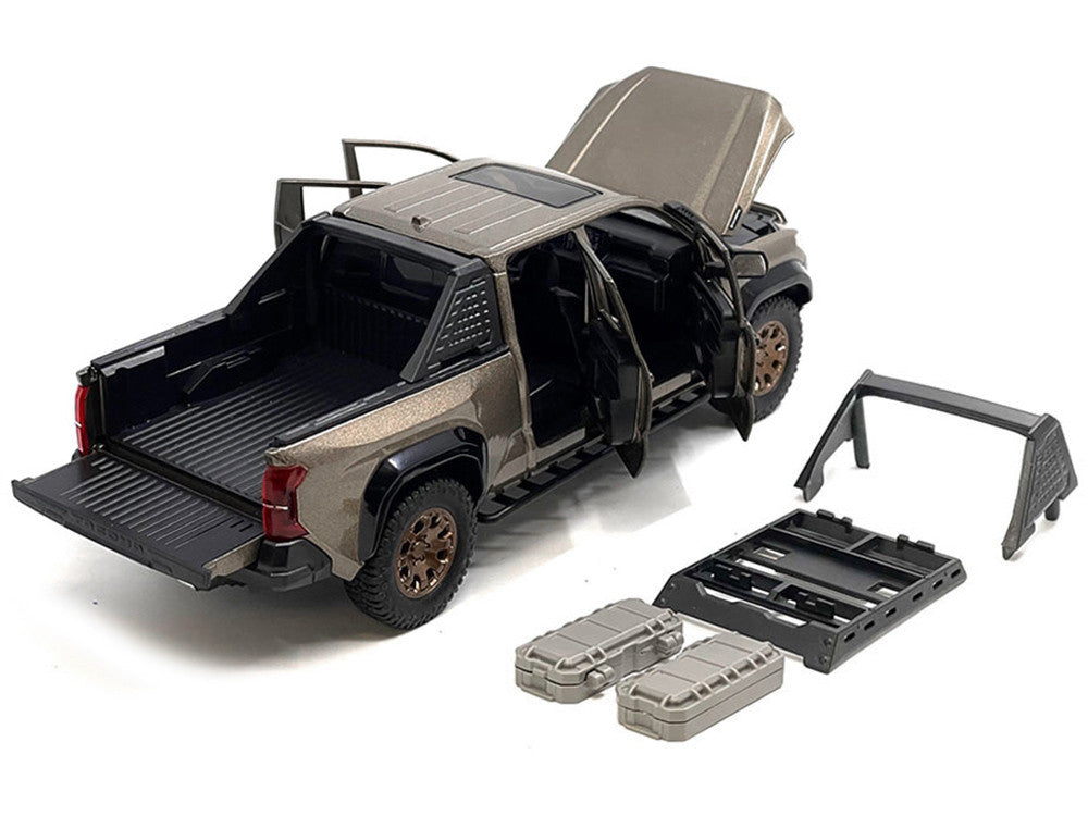 2024 Toyota Tacoma Trailhunter Edition Pickup Truck Bronze Metallic 1/24 Diecast Model Car-0
