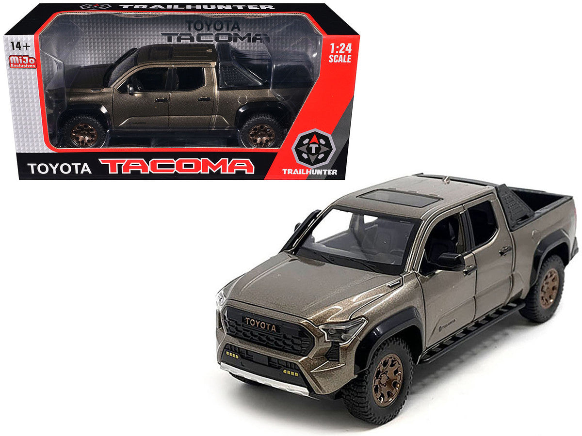 2024 Toyota Tacoma Trailhunter Edition Pickup Truck Bronze Metallic 1/24 Diecast Model Car-2