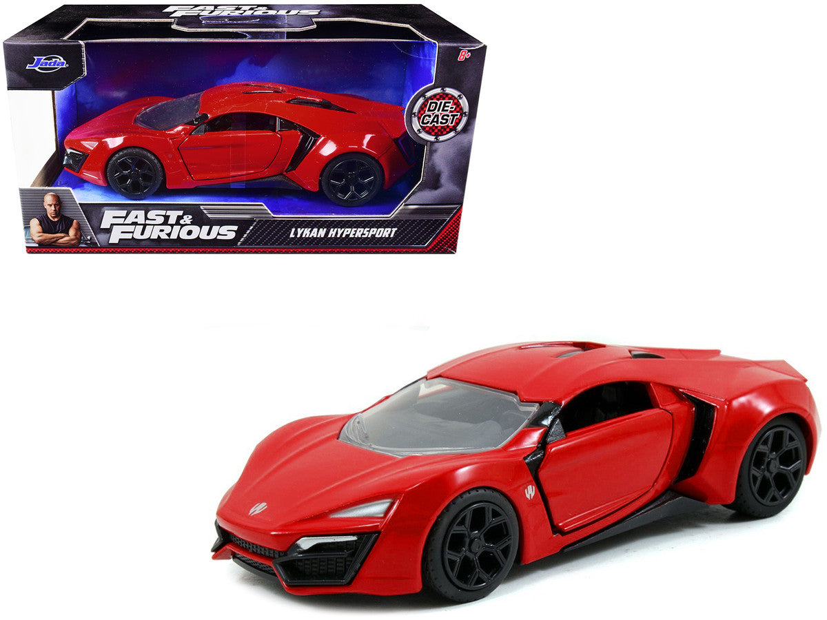 Lykan Hypersport Red Diecast Model Car 32 Scale From Fast And Furious 7 By Jada
