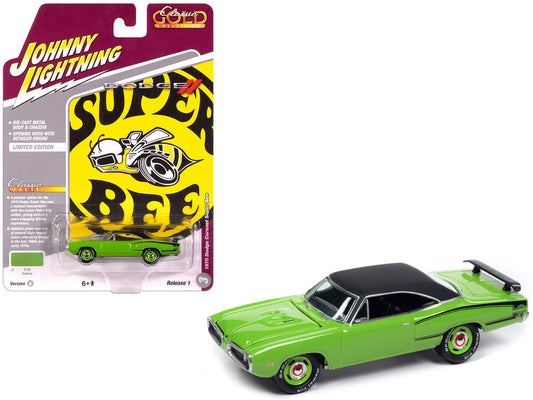 1970 Dodge Coronet Super Bee Sublime Green 64th Diecast Johnny Lightning