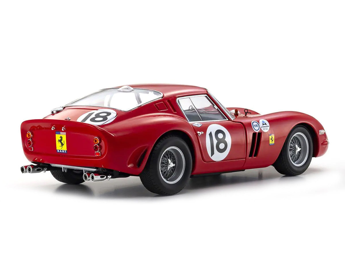 Ferrari 250 GTO Pedro Rodriguez Daytona 3 Hours 1963 One Eighteenth Scale Diecast Model Car Kyosho