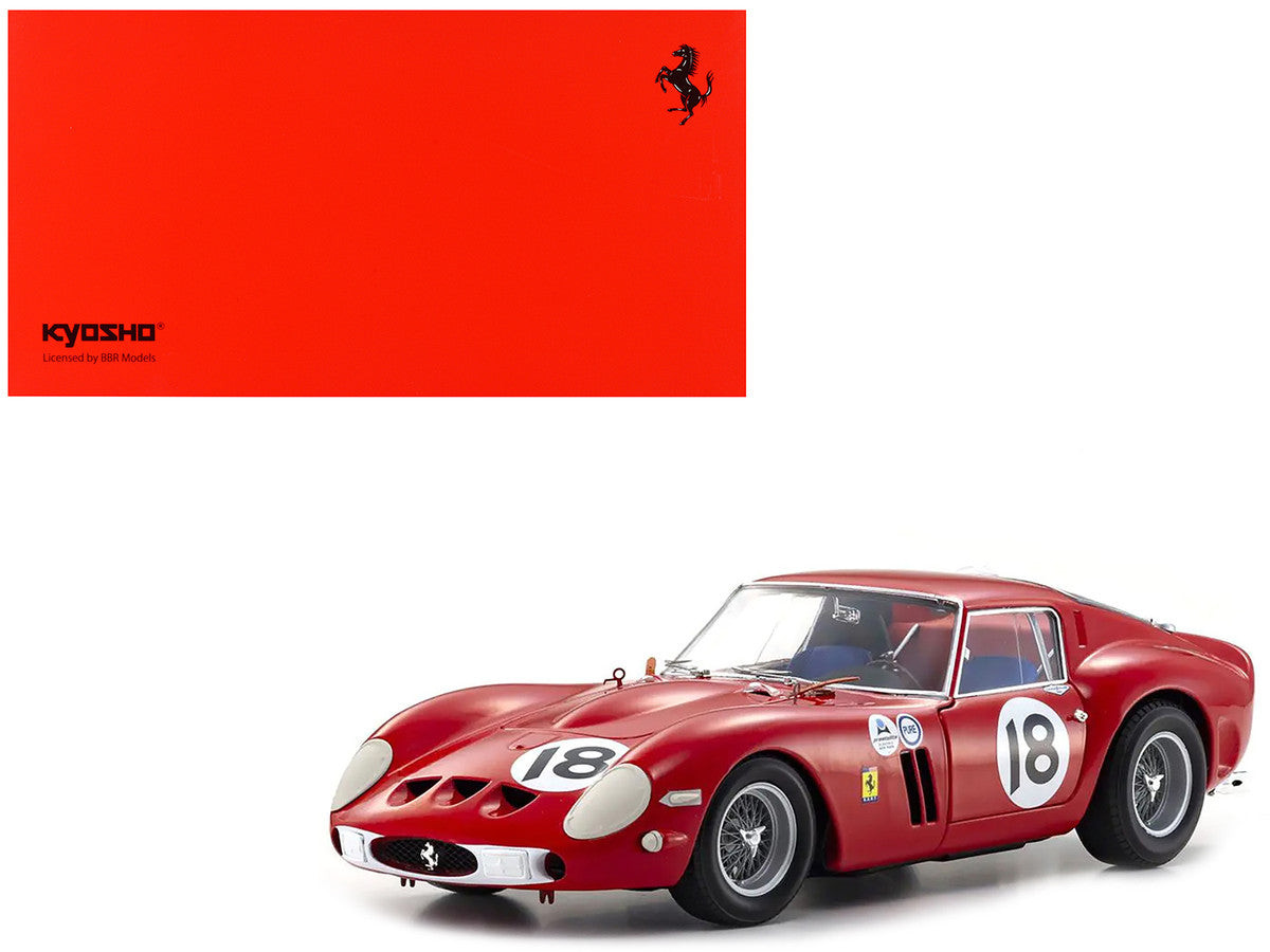 Ferrari 250 GTO Pedro Rodriguez Daytona 3 Hours 1963 One Eighteenth Scale Diecast Model Car Kyosho