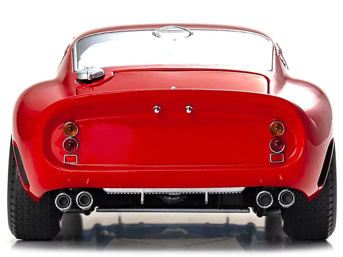 Ferrari 250 GTO Race Red 1 18 Diecast Model Car Kyosho Officially Licensed Real Rubber Tires Steerable Wheels
