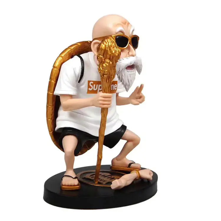 Dragon Ball Master Roshi Figure Statue 17cm Handcrafted PVC and ABS Boxed Collectible Model