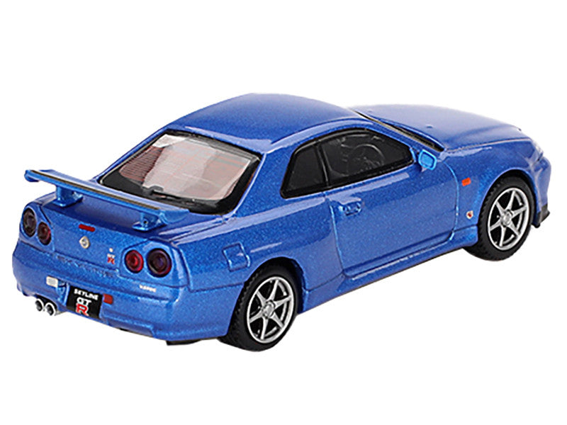 Mini GT Nissan Skyline GTR R34 V Spec Sixty4 Diecast Fans