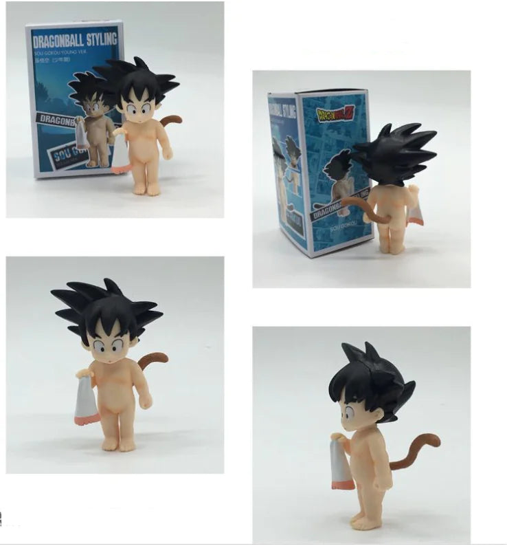 Dragon Ball Z Kid Goku Bathing Figure Model Anime Collectible For Fans And Bathroom Decor