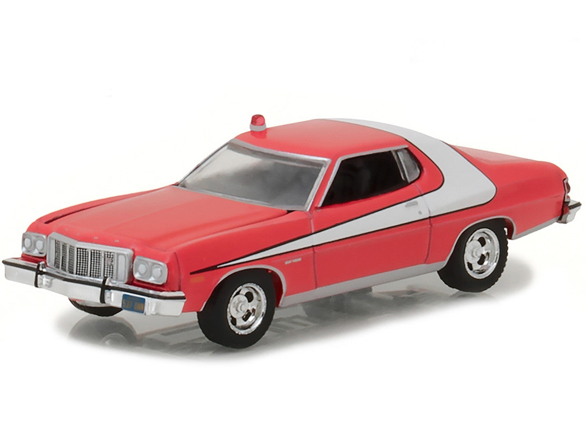 1976 Ford Gran Torino Red with White Stripe "Starsky and Hutch" (1975-1979) TV Series "Hollywood Series" Release 18 1/64 Diecast Model Car by Greenlight-1