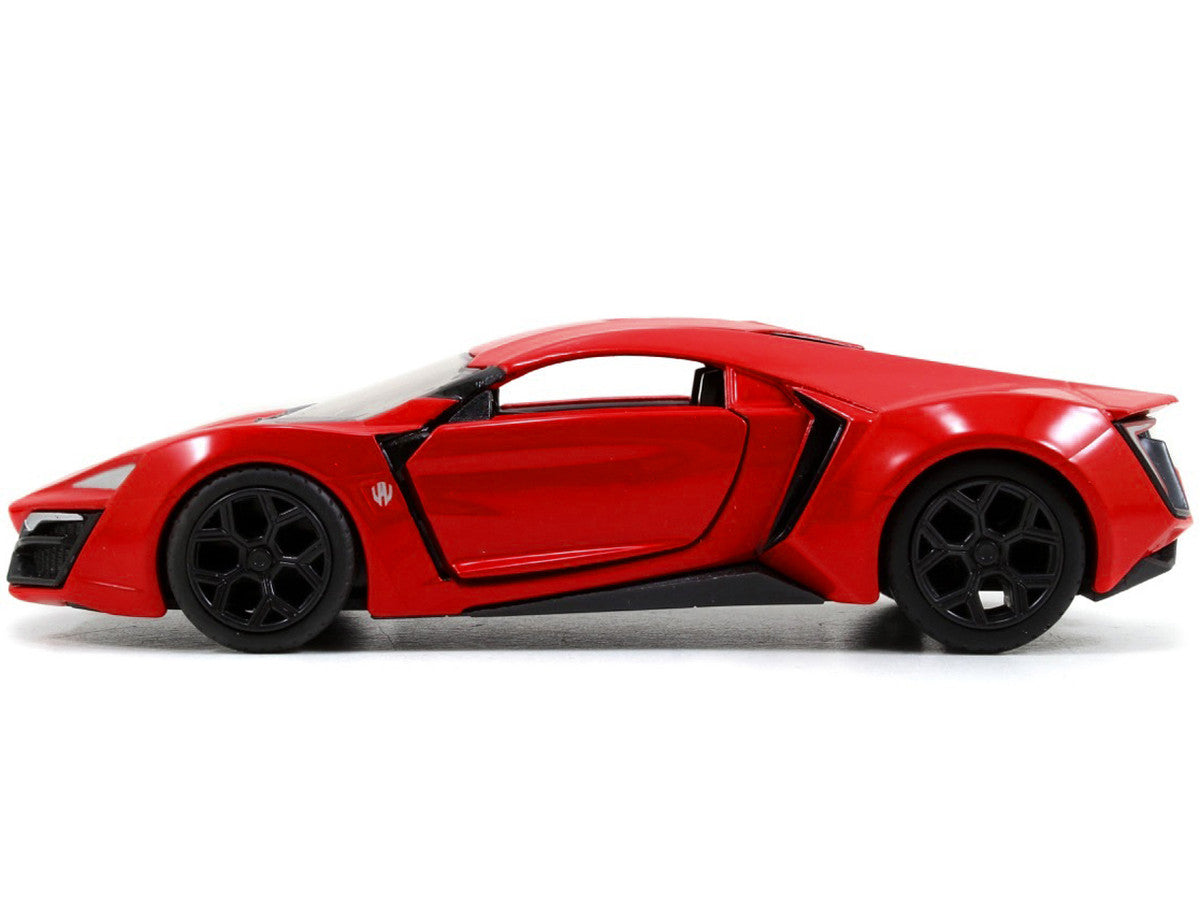 Lykan Hypersport Red Diecast Model Car 32 Scale From Fast And Furious 7 By Jada