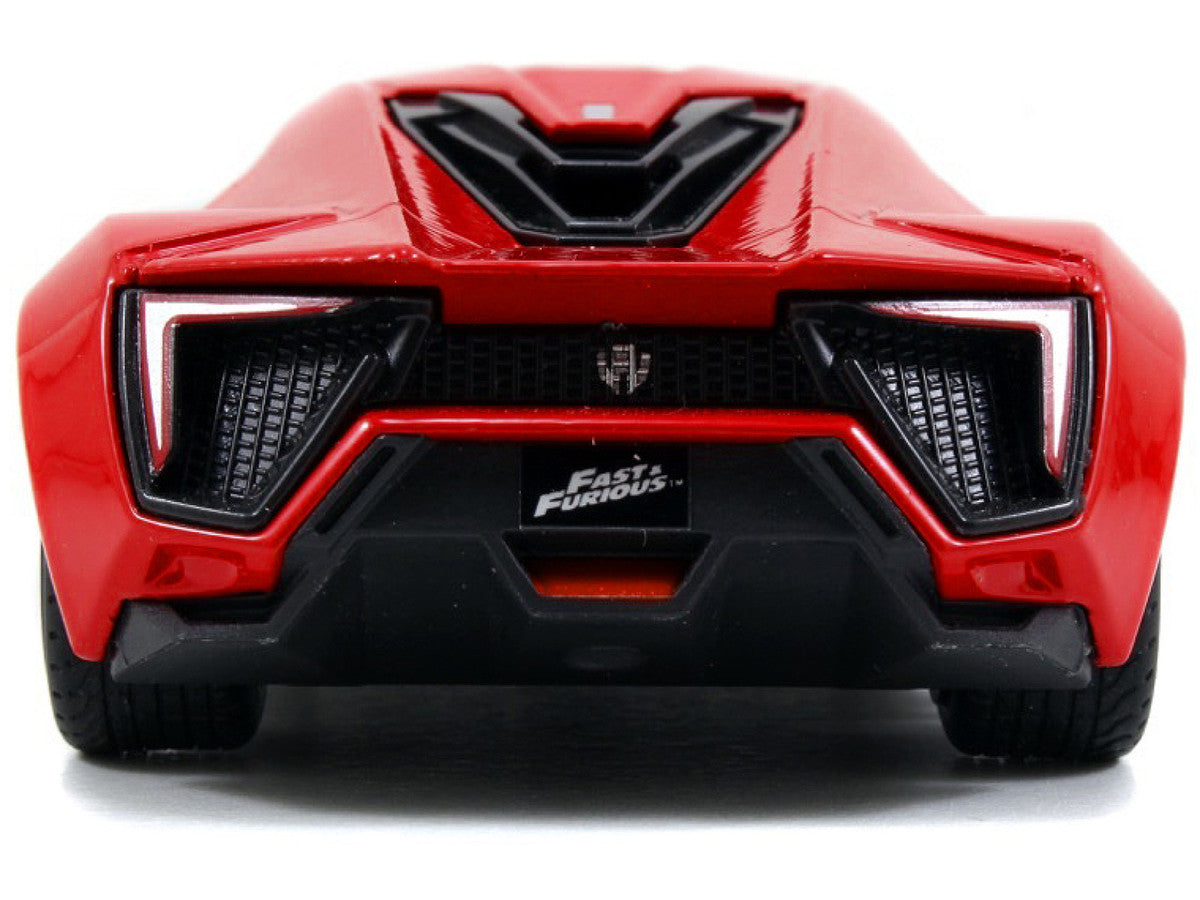 Lykan Hypersport Red Diecast Model Car 32 Scale From Fast And Furious 7 By Jada