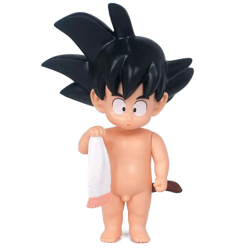 Dragon Ball Z Kid Goku Bathing Figure Model Anime Collectible For Fans And Bathroom Decor