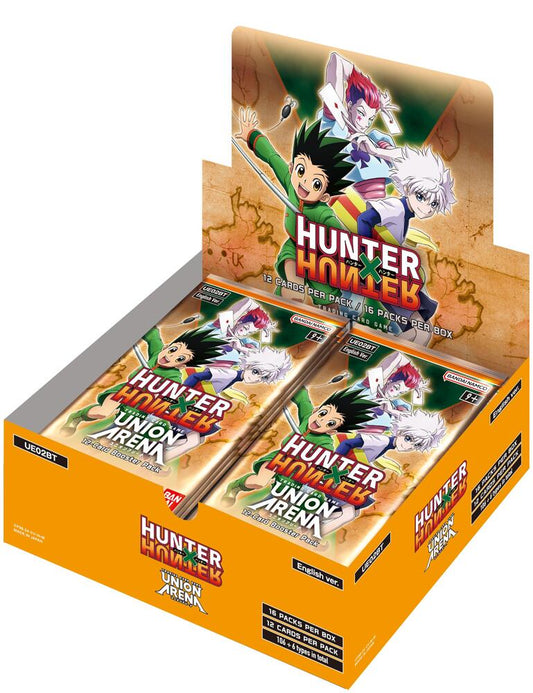 Union Arena Hunter X Hunter Booster Box Display Greed Island Arc UE02BT