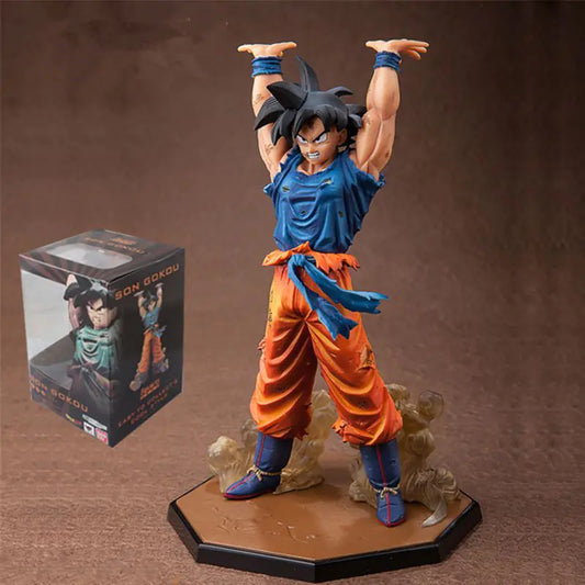 Dragon Ball Super Goku Figure Model Collectible Zinc Alloy And ABS Plastic 18.6cm Size